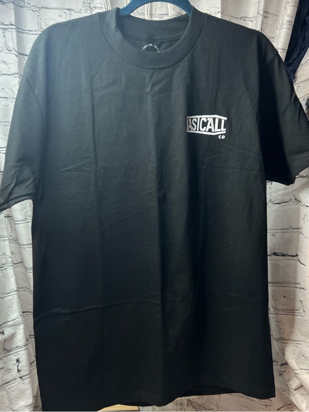 Last Call Black Short-Sleeve Tee ‘Sunny place for shady people’